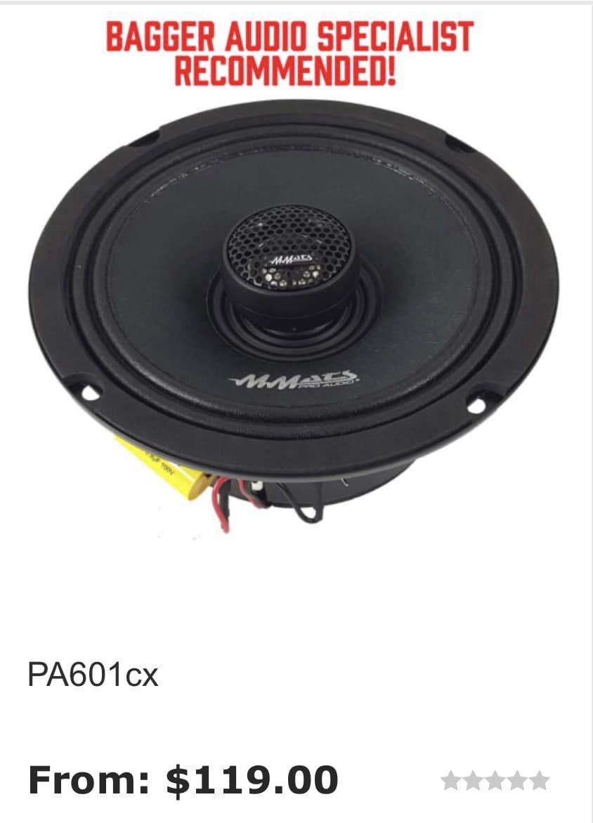 PA 601 cx 6.5" Coaxial speaker