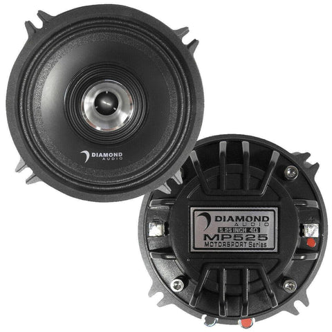 Diamond Audio MP525 5.25" Pro Full-range Coax Horn Speaker (Pair)