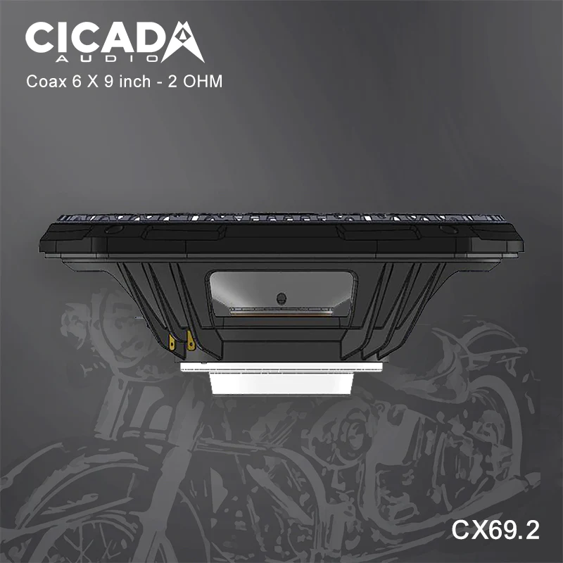 Cicada Audio CX69 Coaxial Speaker 6x9" (2Ω and 4Ω)