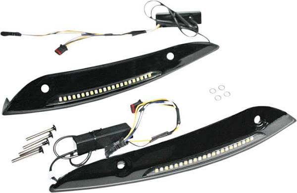 Custom Dynamics V2 ROAD GLIDE LED WINDSHIELD TRIM WITH SEQUENTIAL AUXILIARY TURN SIGNALS