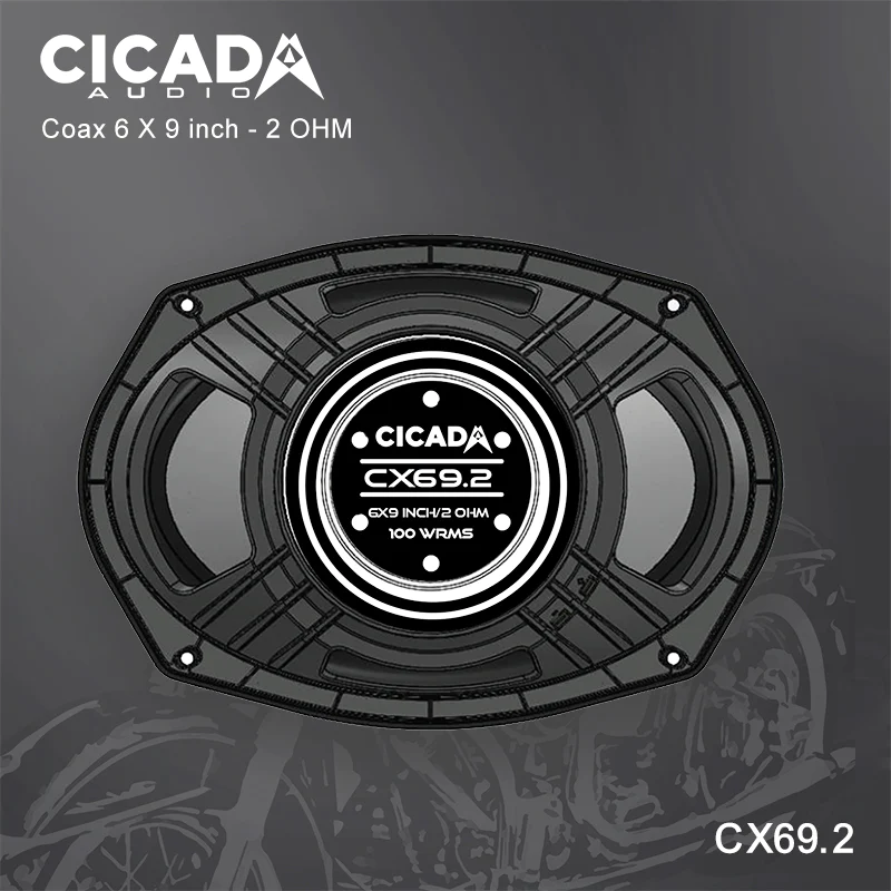 Cicada Audio CX69 Coaxial Speaker 6x9" (2Ω and 4Ω)