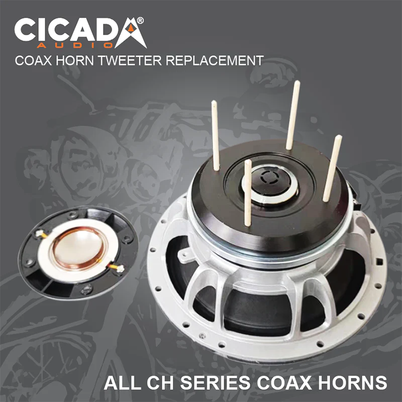 CICADA AUDIO CH69 PRO COAXIAL HORN SPEAKER 6X9"