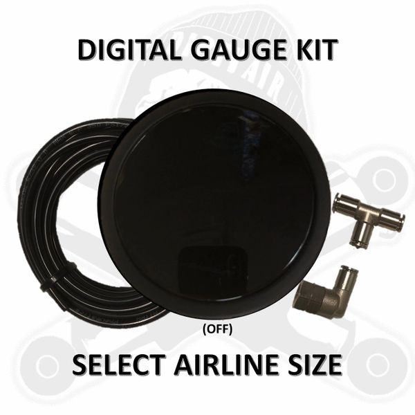 DIRTY AIR Gauge Kit - 2-1/16" Digital Air Pressure