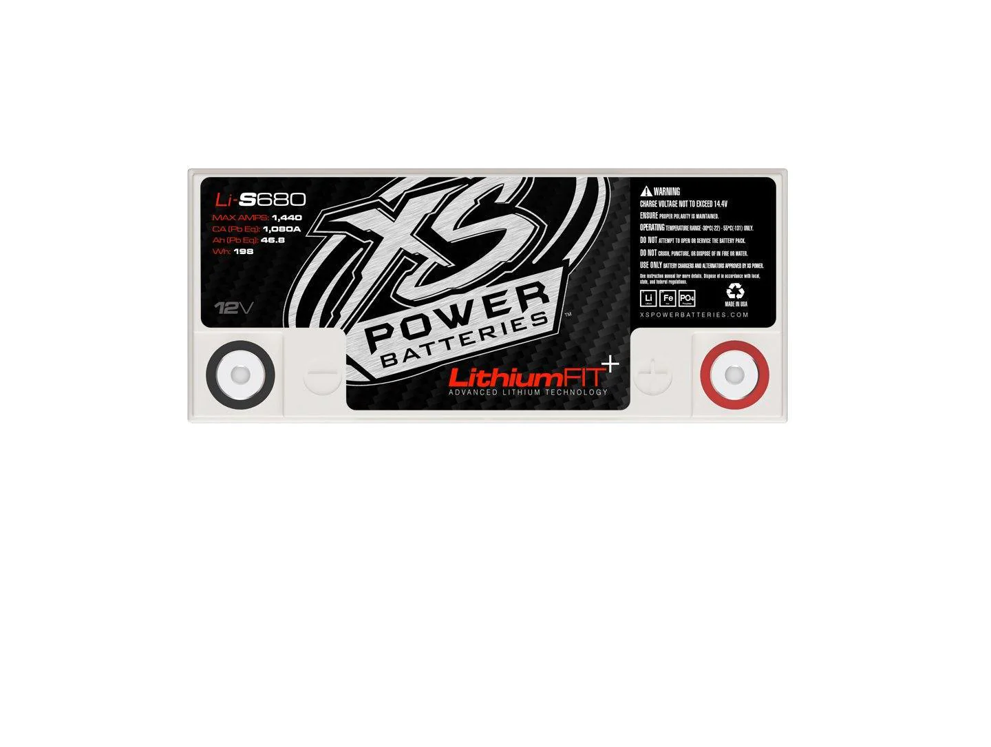 XS Power LI-S680 Lithium Victory Lithium Battery