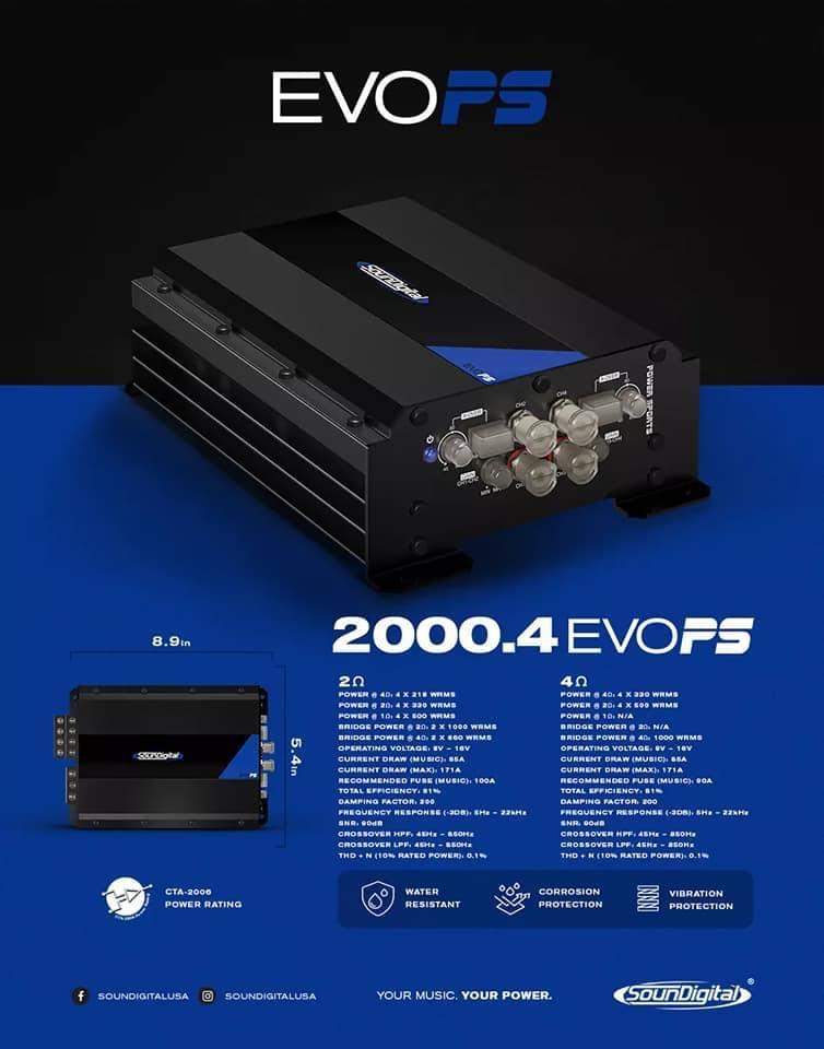 SounDigital EVOPS 2000.4 - 2Ω or 4Ω